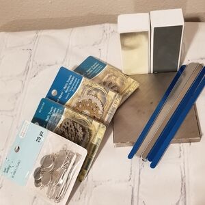 Impress Art Large Stamping Block, Stamping Blanks, And Polish Tools